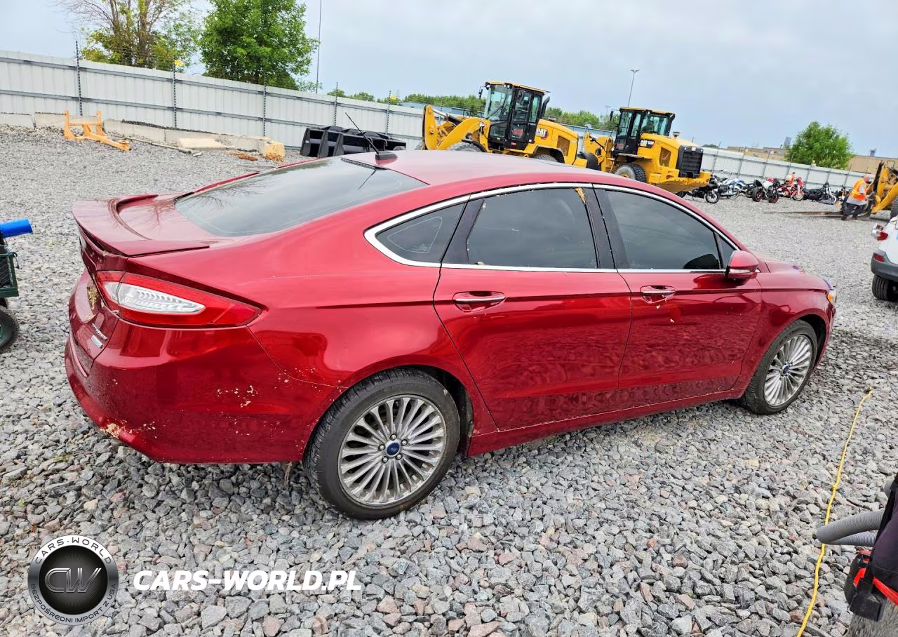 2014 Ford Fusion Titanium VIN:3FA6P0K90ER199582 - 3