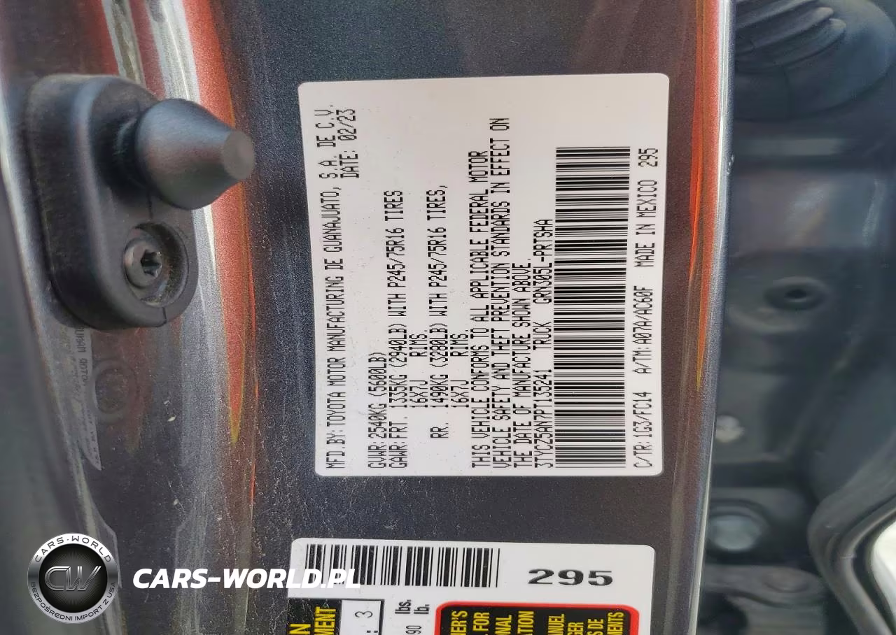 2023 Toyota Tacoma Sr5 V6 VIN:3TYCZ5AN7PT135241 - 13