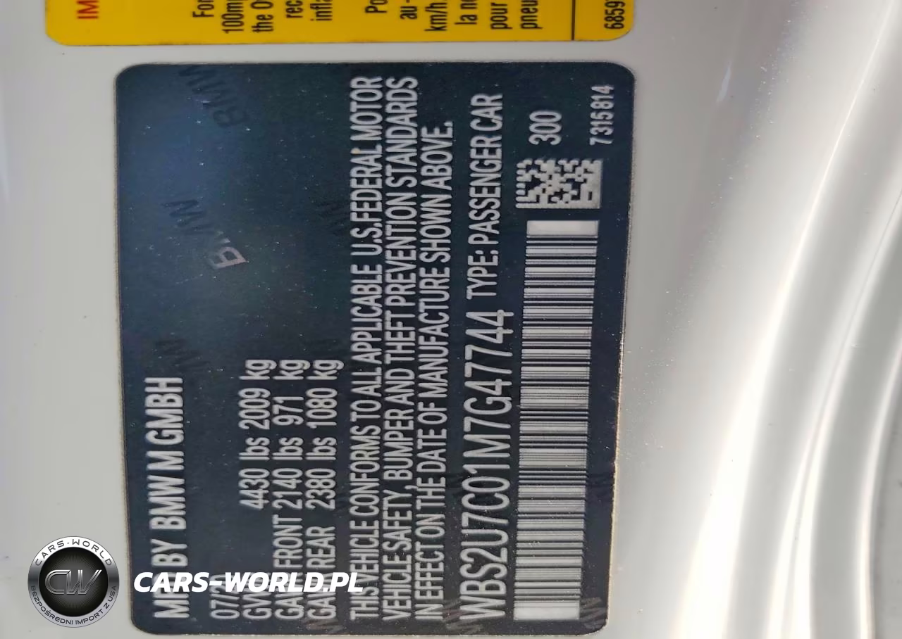 2021 BMW M2 Competition VIN:WBS2U7C01M7G47744 - 12
