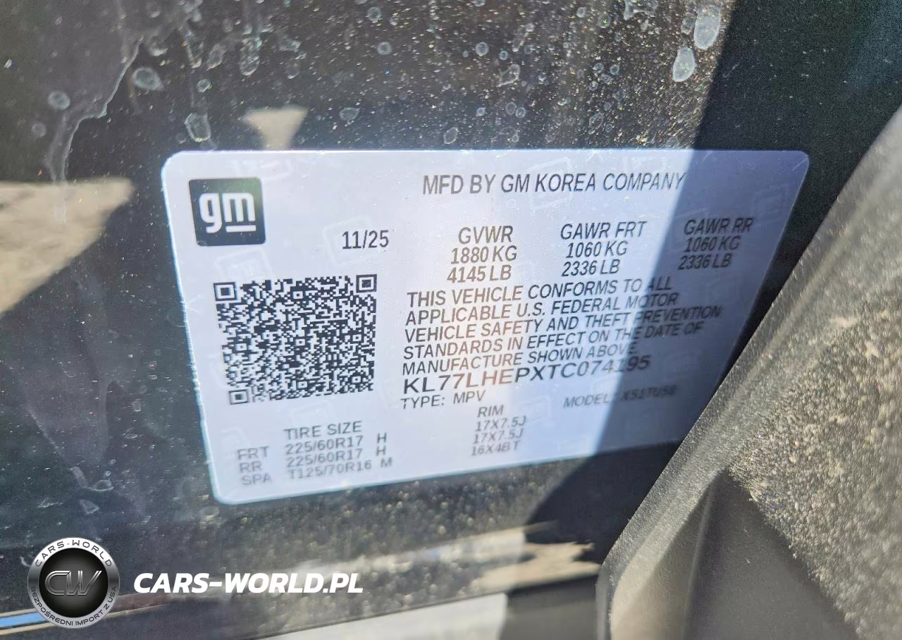 2026 Chevrolet Trax 1Lt VIN:KL77LHEPXTC074195 - 12