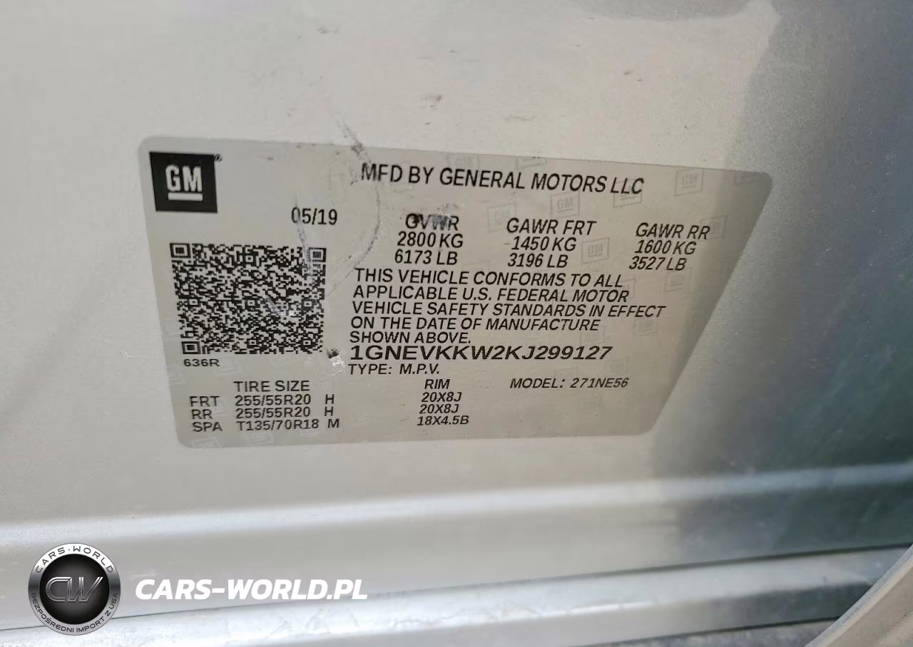 2019 Chevrolet Traverse Premier VIN:1GNEVKKW2KJ299127 - 13