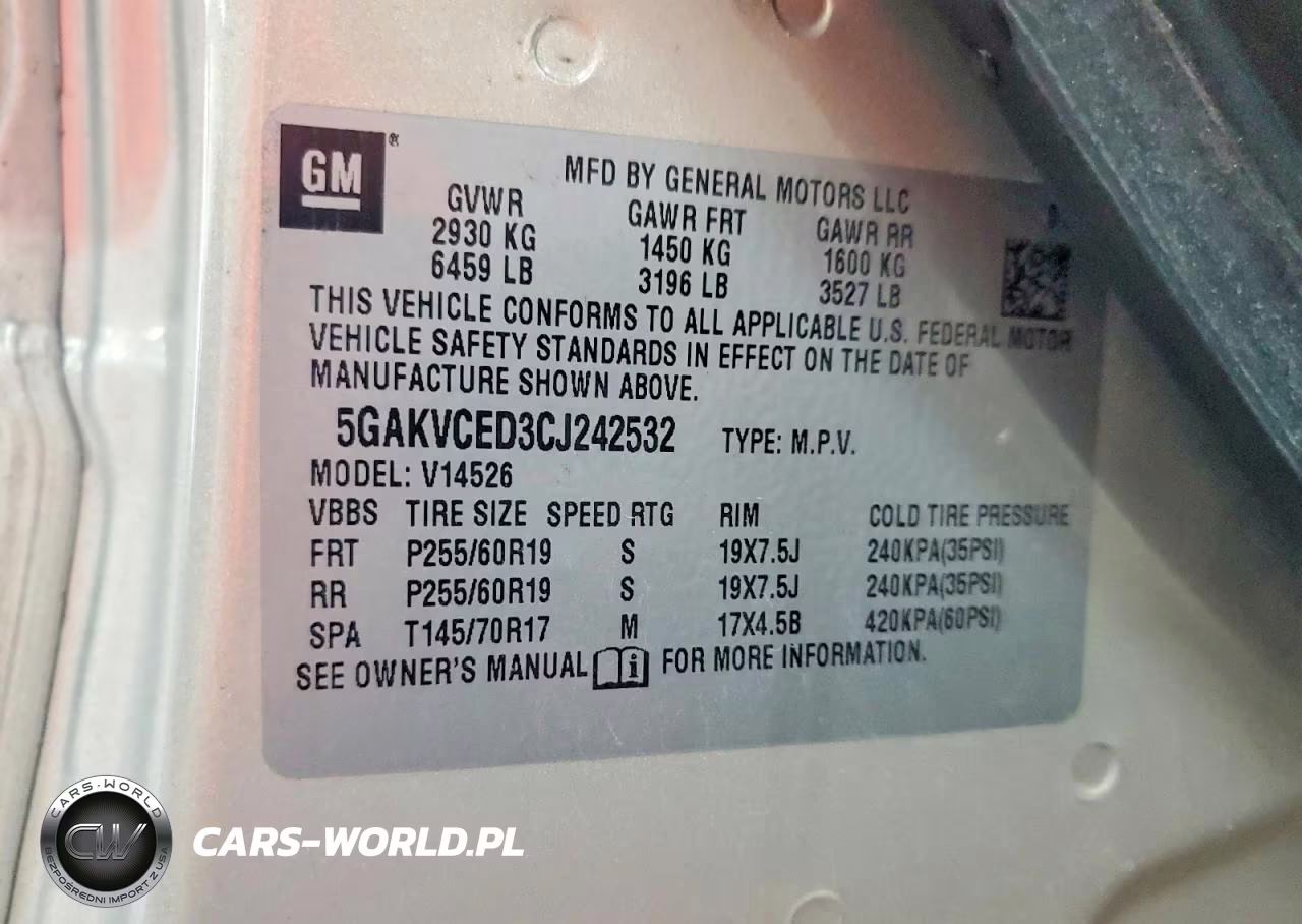 2012 Buick Enclave VIN:5GAKVCED3CJ242532 - 13