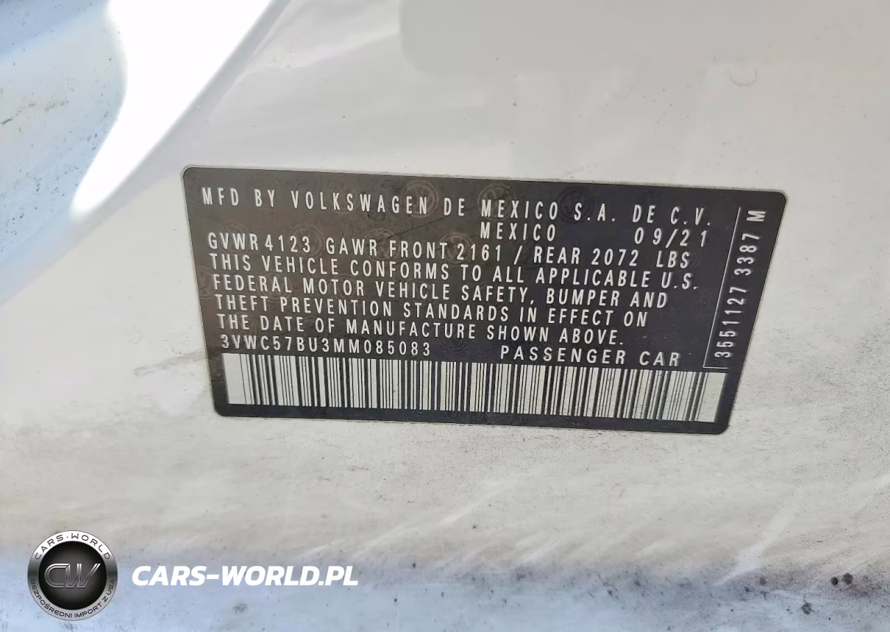 2021 Volkswagen Jetta S VIN:3VWC57BU3MM085083 - 12