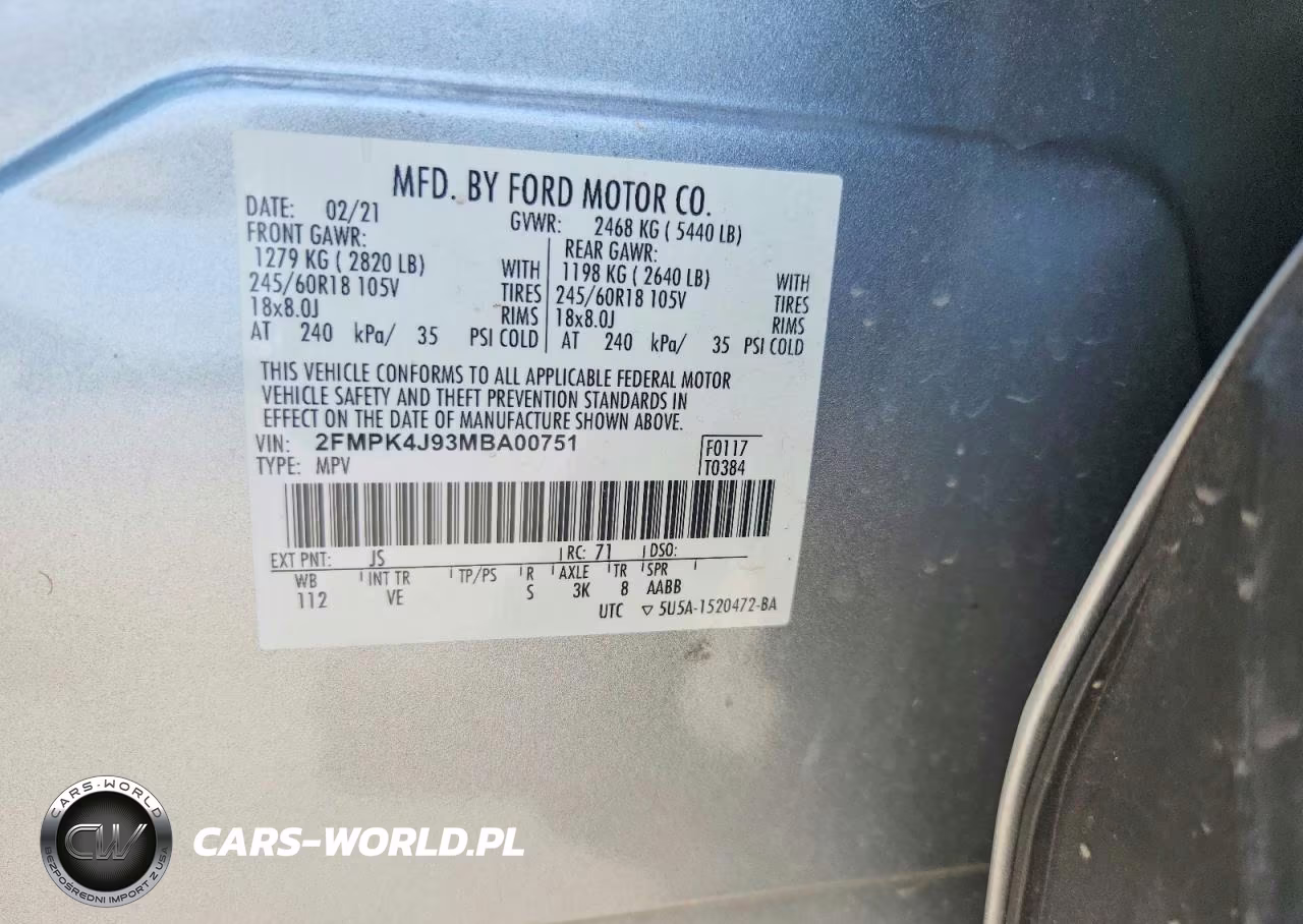 2021 Ford Edge Sel VIN:2FMPK4J93MBA00751 - 12