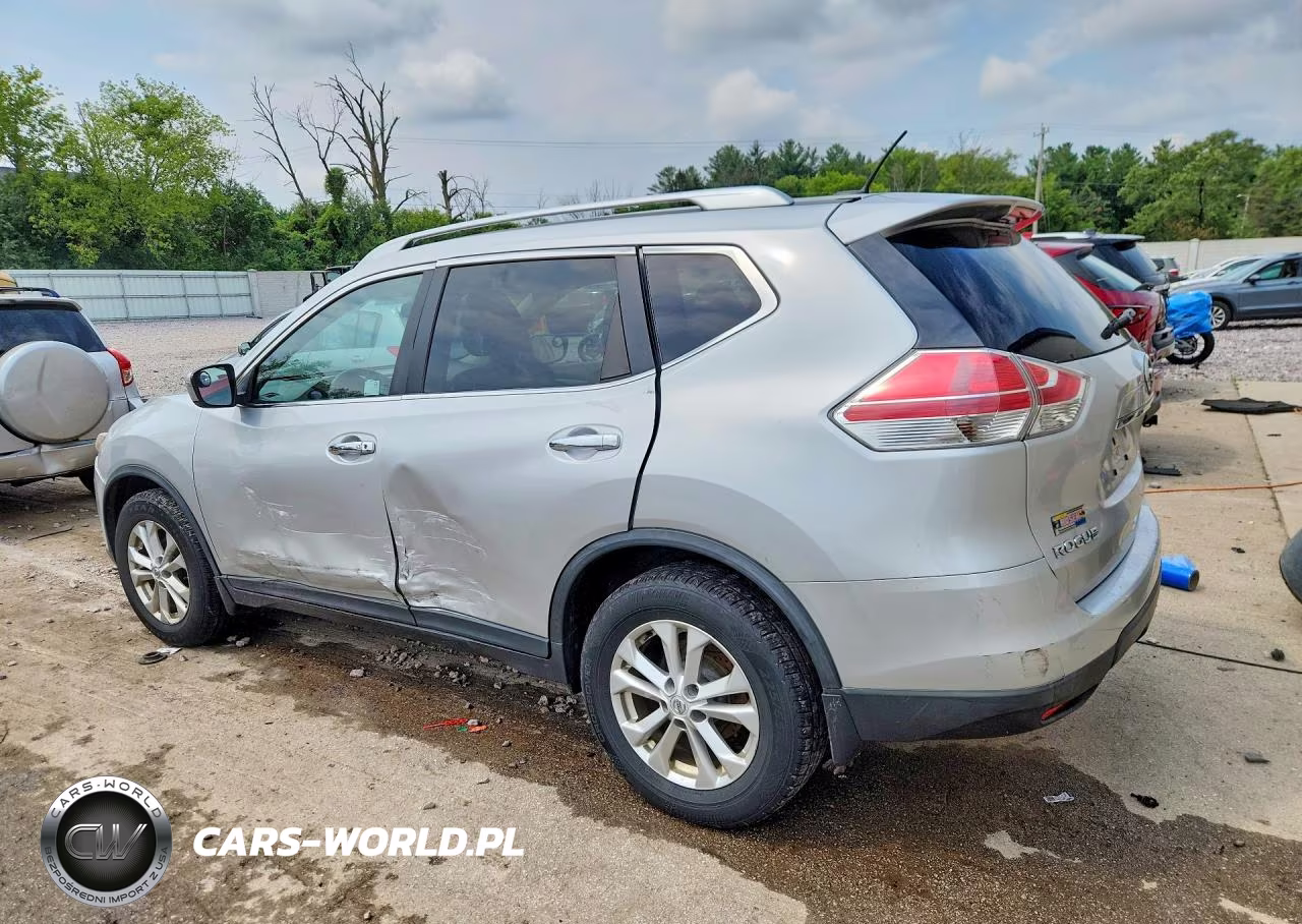 2015 Nissan Rogue Sv VIN:KNMAT2MTXFP517317 - 2