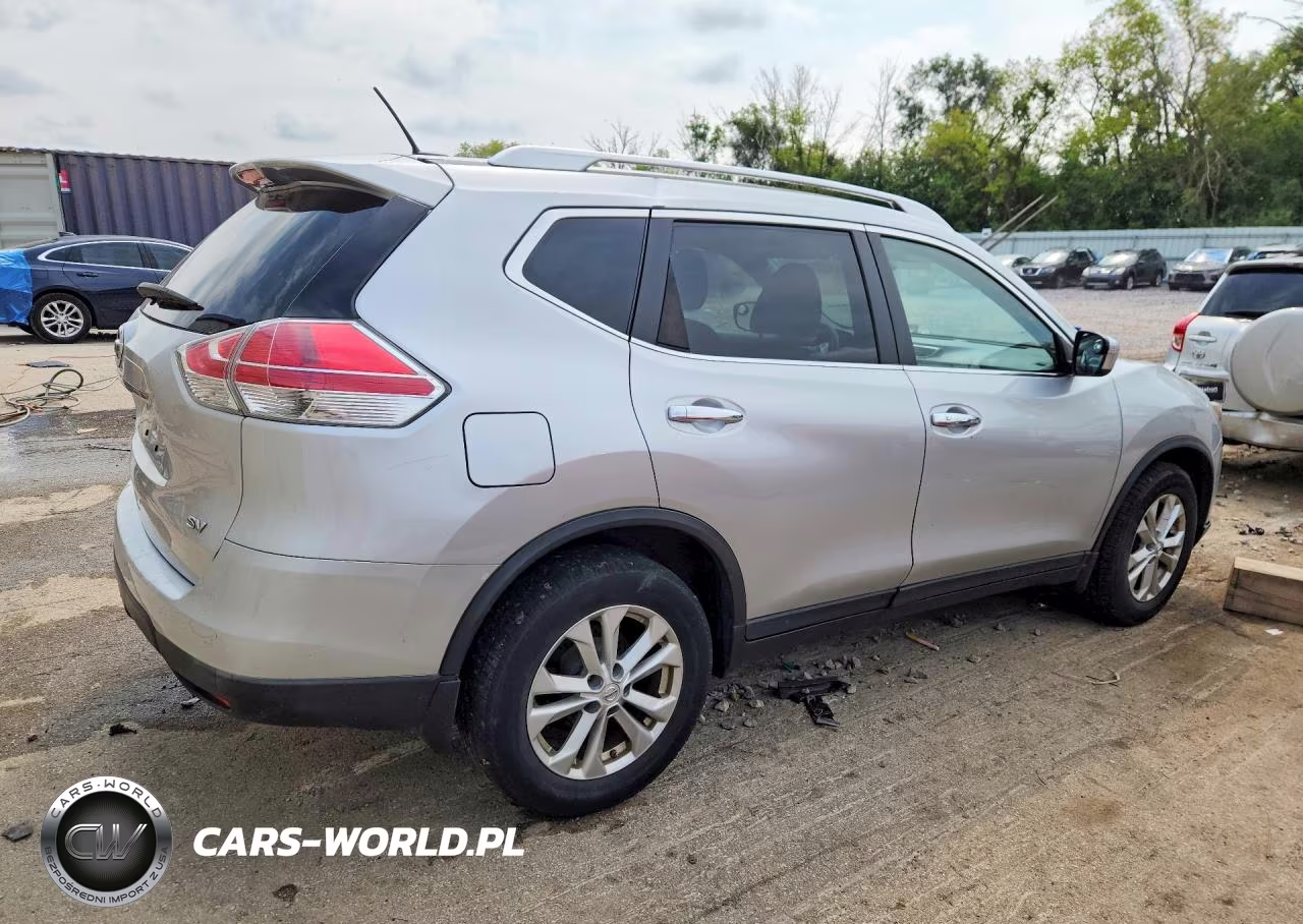 2015 Nissan Rogue Sv VIN:KNMAT2MTXFP517317 - 3