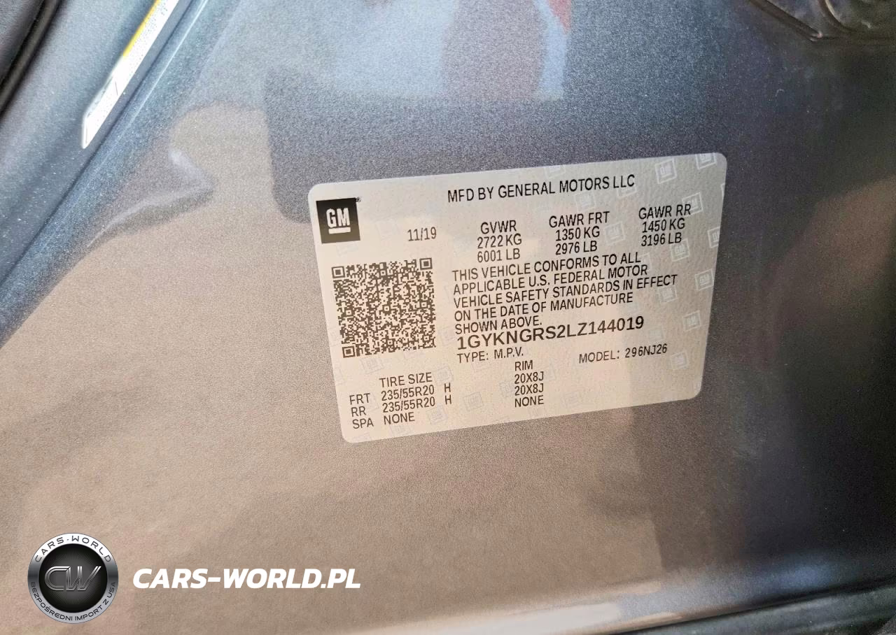 2020 Cadillac Xt5 Sport VIN:1GYKNGRS2LZ144019 - 12
