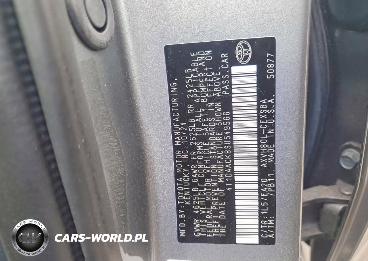 2025 Toyota Camry Xse VIN:4T1DAACK8SU549566 - 12