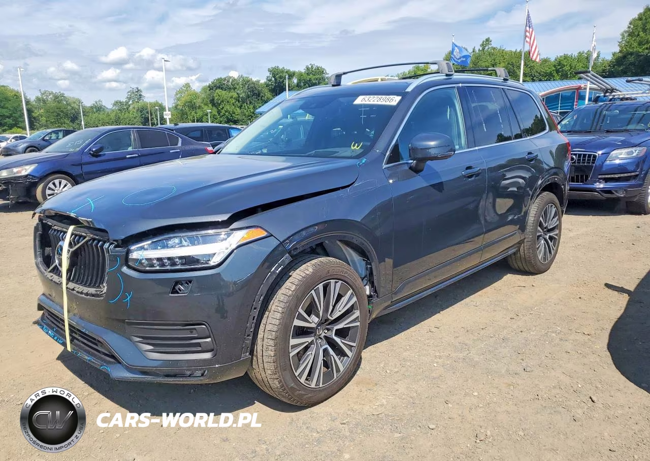 2021 Volvo Xc90 T6 Momentum VIN:YV4A221K9M1689222 - 1