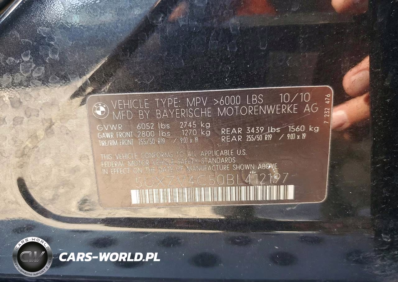 2011 BMW X5 xDrive35I VIN:5UXZV4C50BL412197 - 13