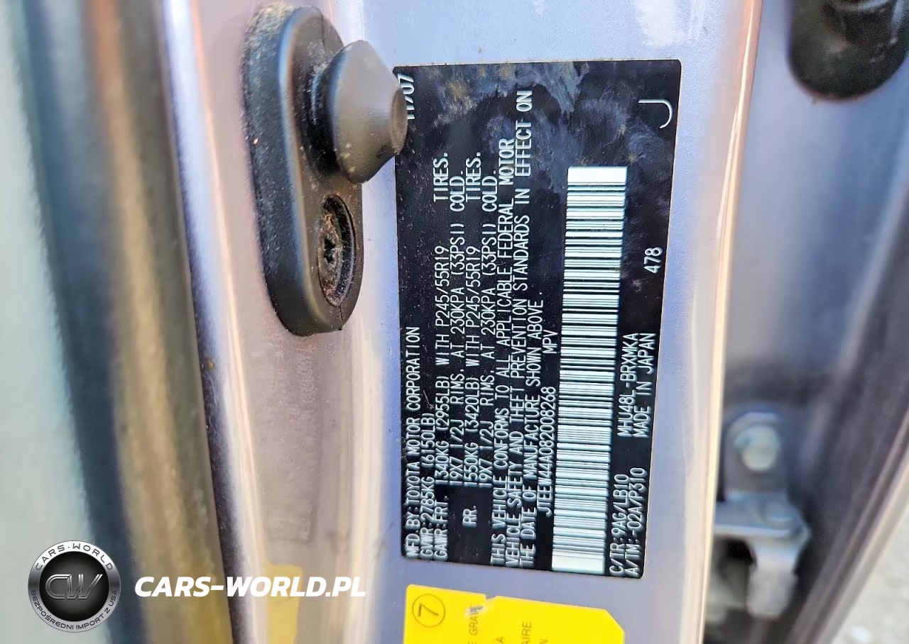 2008 Toyota Highlander Hybrid Limited VIN:JTEEW44A082008268 - 12