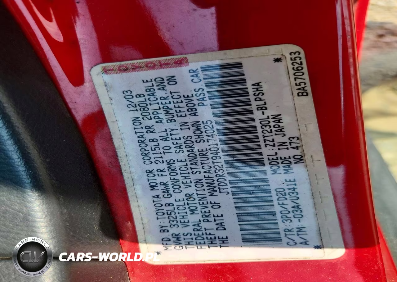 2004 Toyota Celica Gt VIN:JTDDR32T940174025 - 12