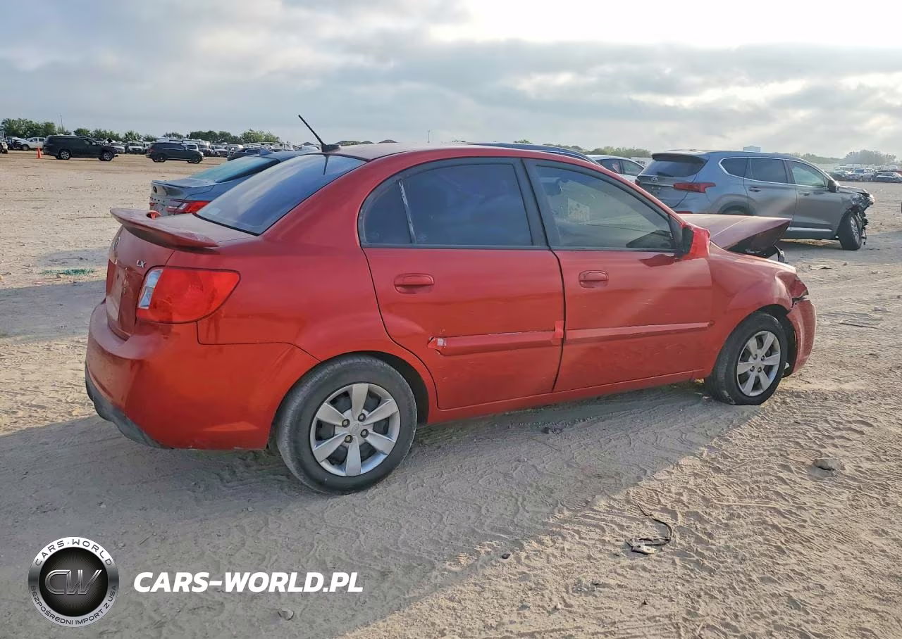 2010 Kia Rio Base VIN:KNADH4A3XA6661203 - 3