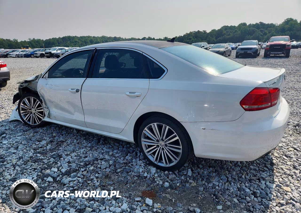 2015 Volkswagen Passat Se VIN:1VWBT7A37FC009509 - 2