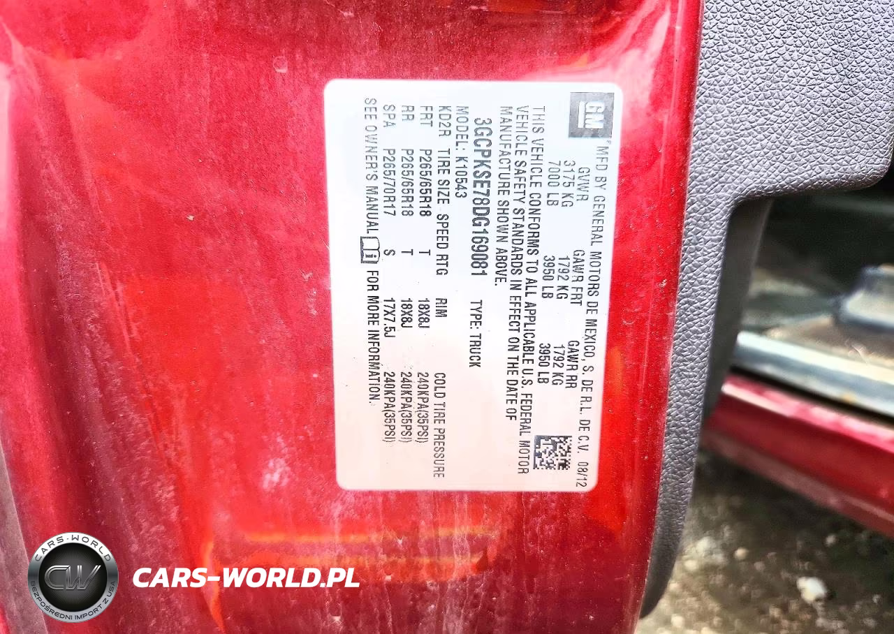 2013 Chevrolet Silverado K1500 Lt VIN:3GCPKSE78DG169081 - 12