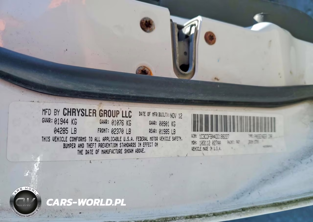 2013 Dodge Dart Sxt VIN:1C3CDFBA4DD188227 - 12