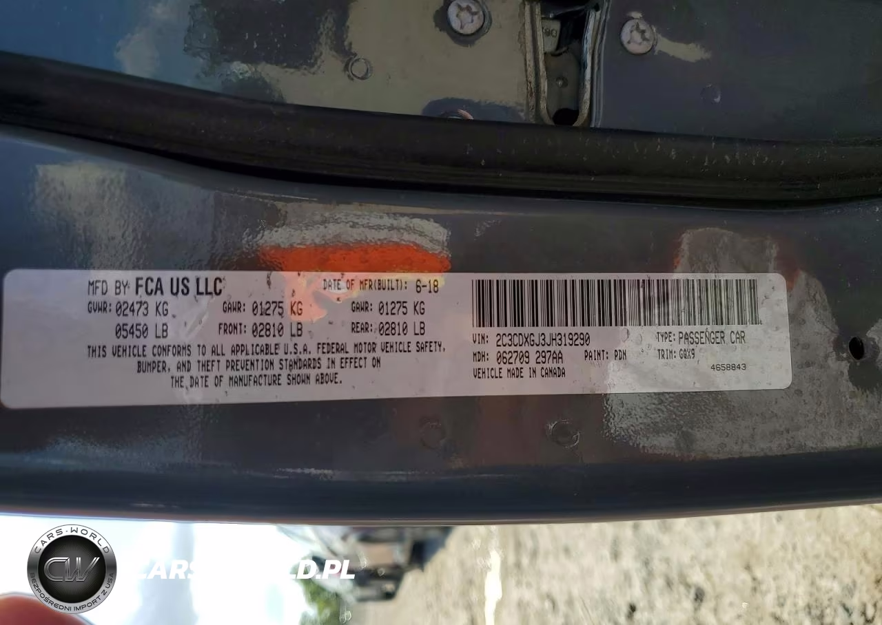 2018 Dodge Charger R VIN:2C3CDXGJ3JH319290 - 12