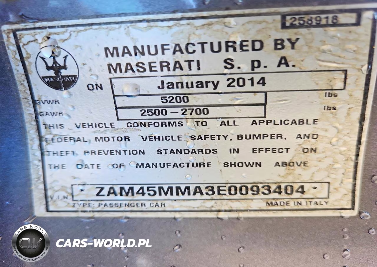 2014 Maserati Granturismo S VIN:ZAM45MMA3E0093404 - 13