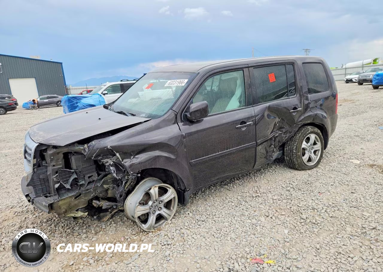 2015 Honda Pilot Exl VIN:5FNYF4H59FB023652 - 1