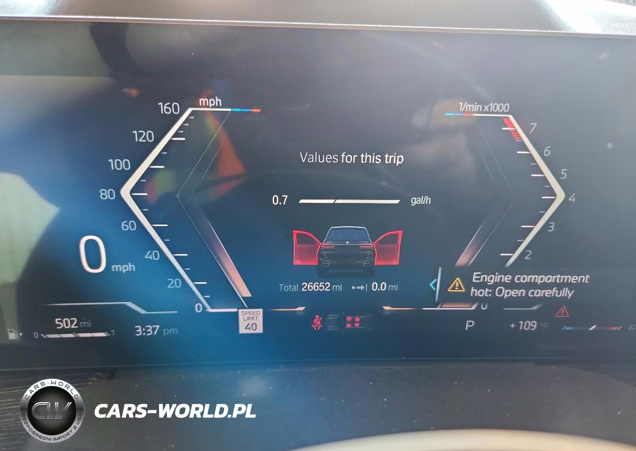 2023 BMW X7 xDrive40I VIN:5UX23EM07P9P99996 - 9