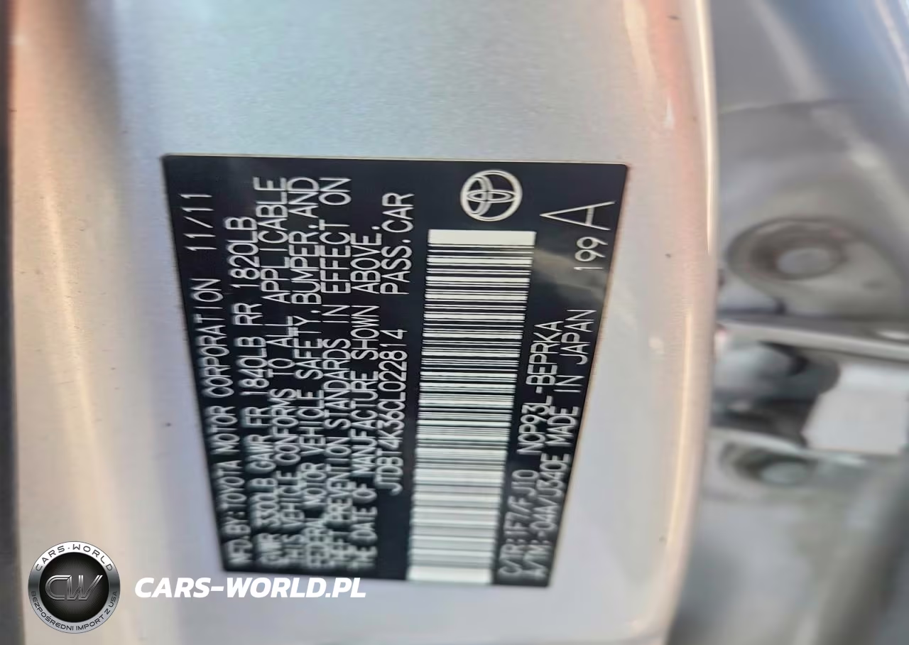 2012 Toyota Yaris Fleet VIN:JTDBT4K36CL022814 - 12