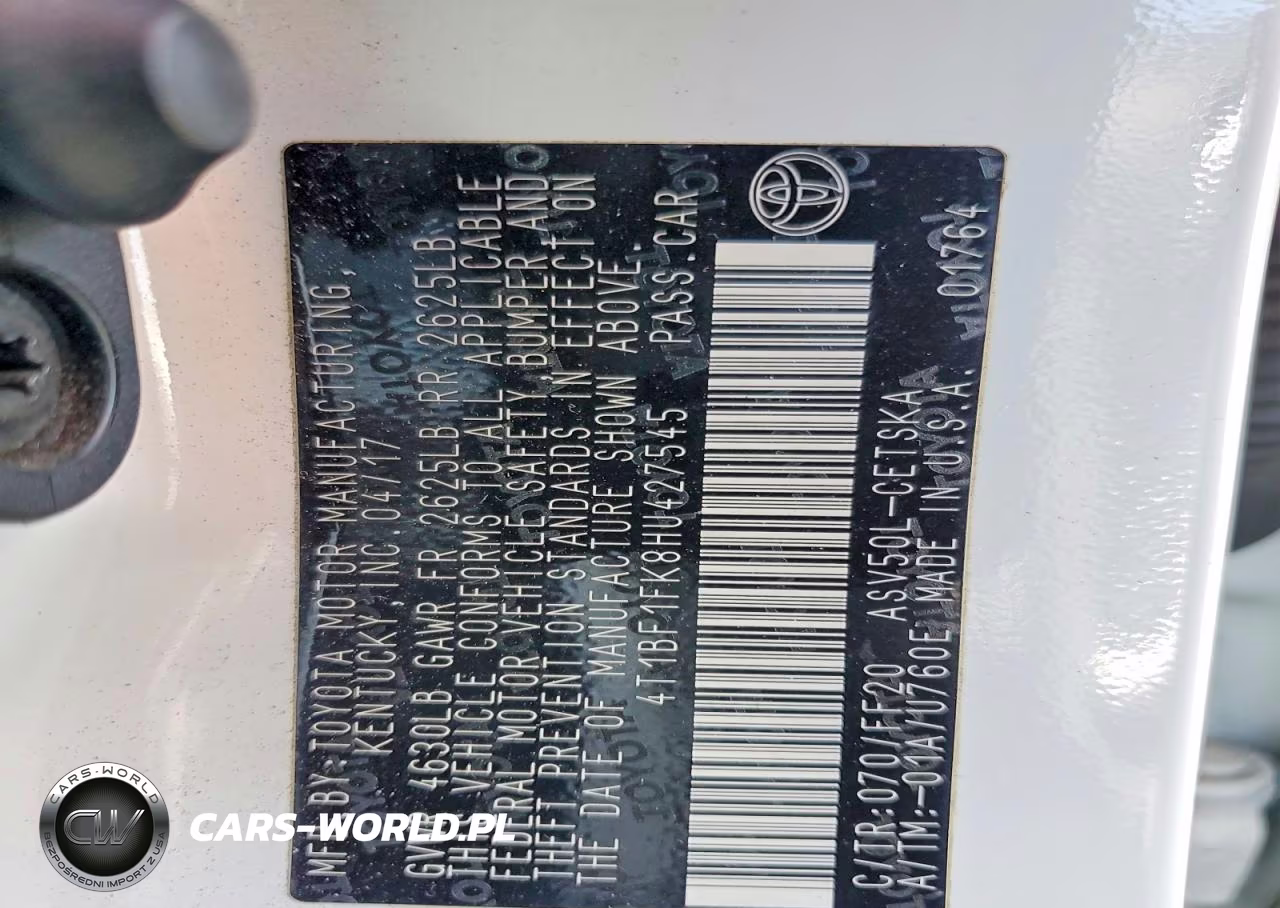 2017 Toyota Camry Se VIN:4T1BF1FK8HU427545 - 13