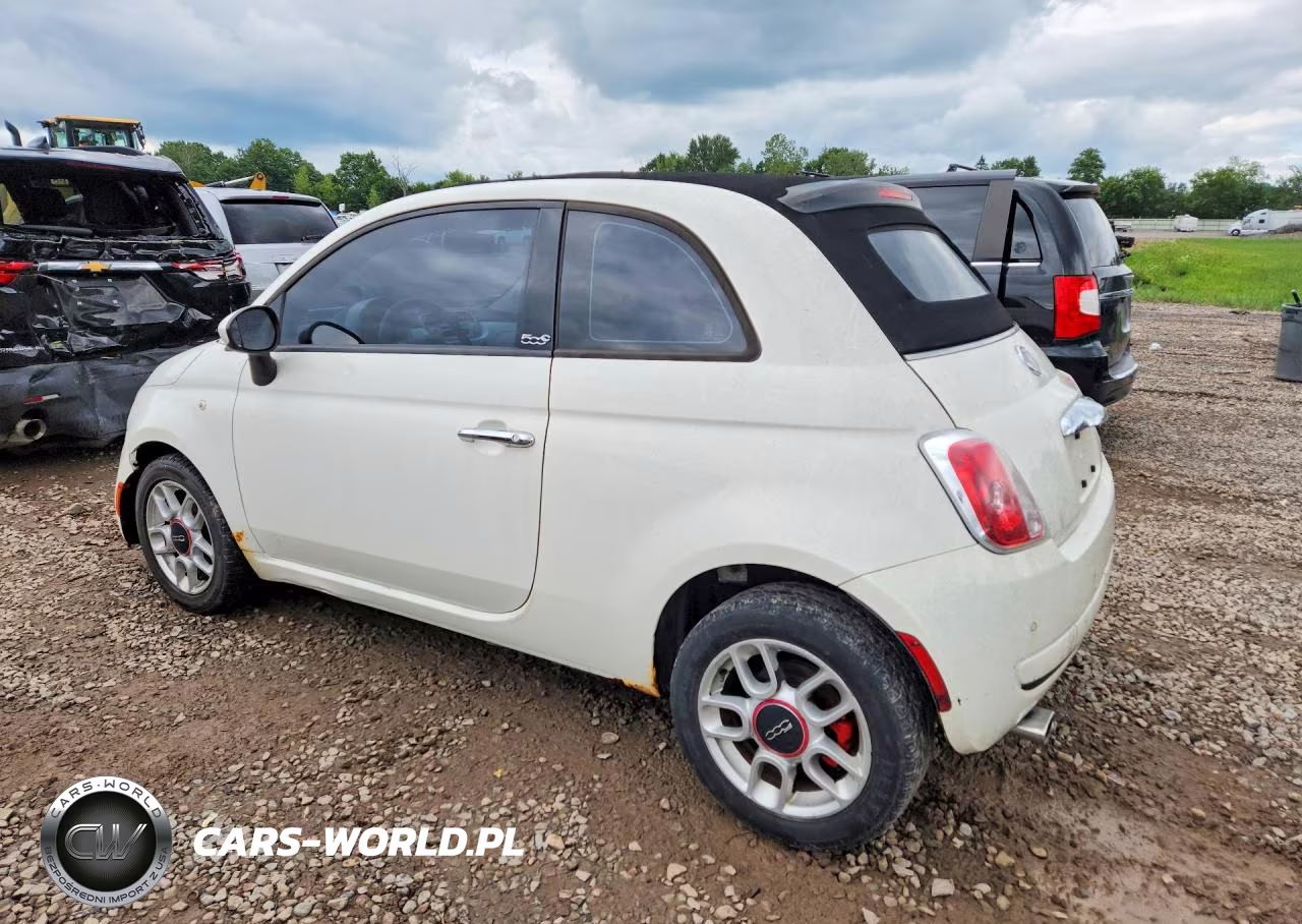 2012 Fiat 500 Pop VIN:3C3CFFDR2CT384284 - 2