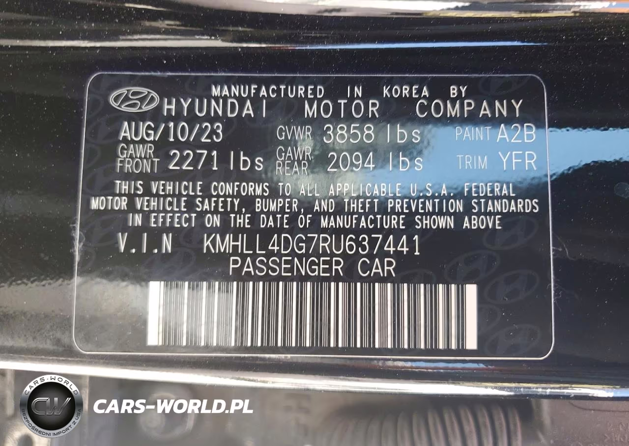 2024 Hyundai Elantra Se VIN:KMHLL4DG7RU637441 - 13