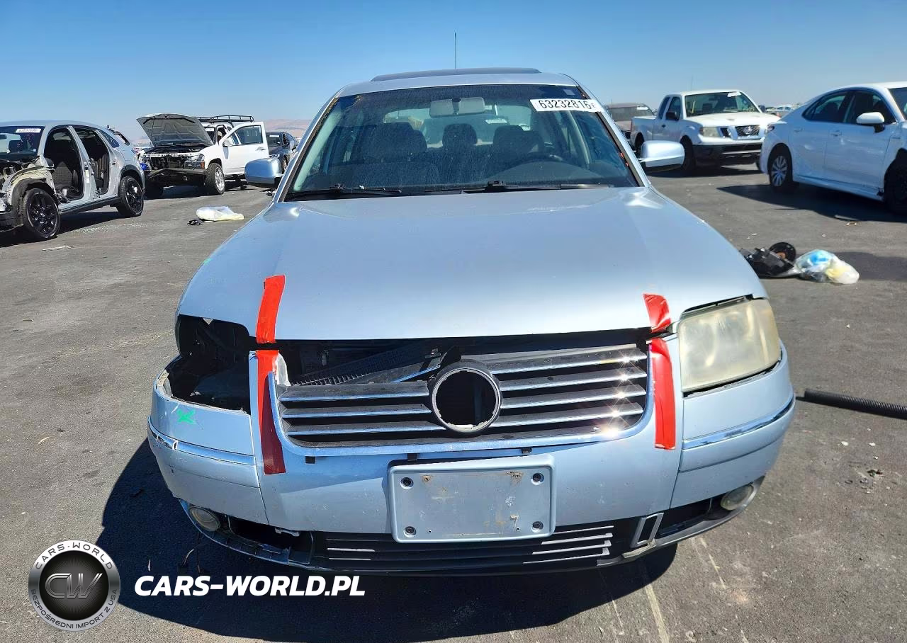 2003 Volkswagen Passat Gls VIN:WVWPD63B13P398026 - 5