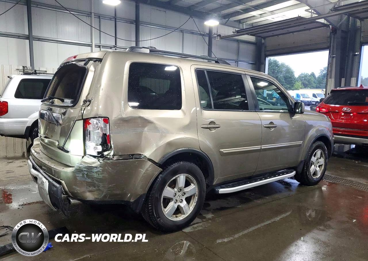 2011 Honda Pilot Exln VIN:5FNYF4H76BB020266 - 3