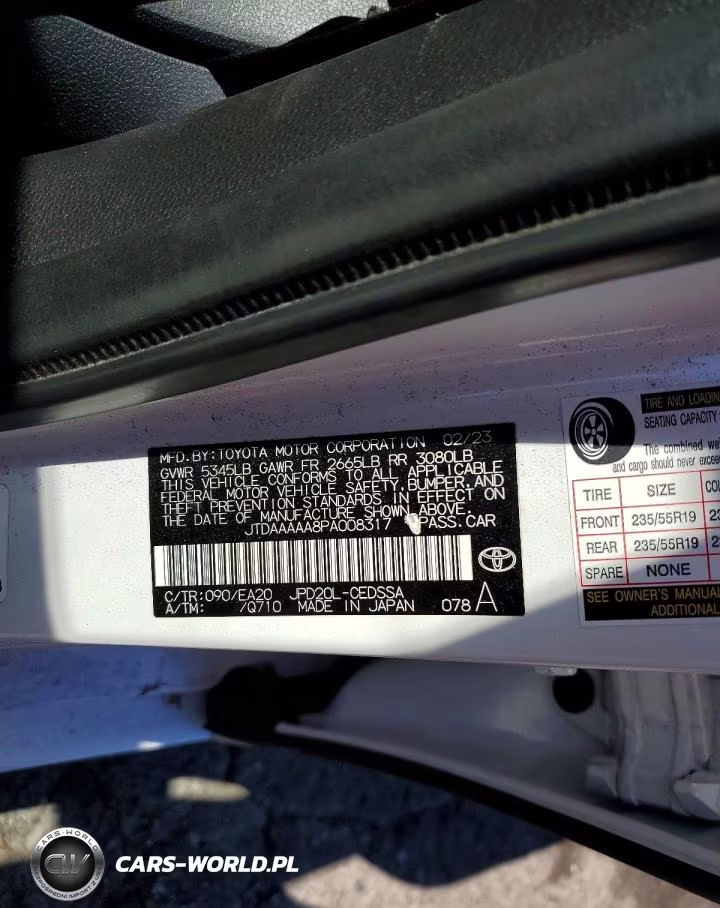 2023 Toyota Mirai Xle VIN:JTDAAAAA8PA008317 - 12