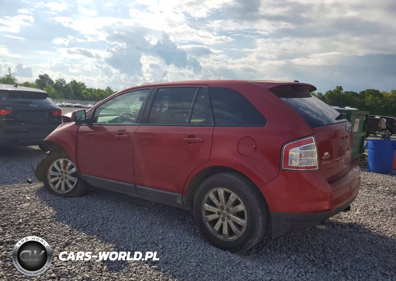 2007 Ford Edge Sel Plus VIN:2FMDK39C27BB49542 - 2