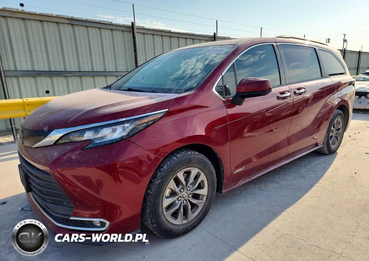 2021 Toyota Sienna Xle VIN:5TDYRKEC2MS008305 - 1