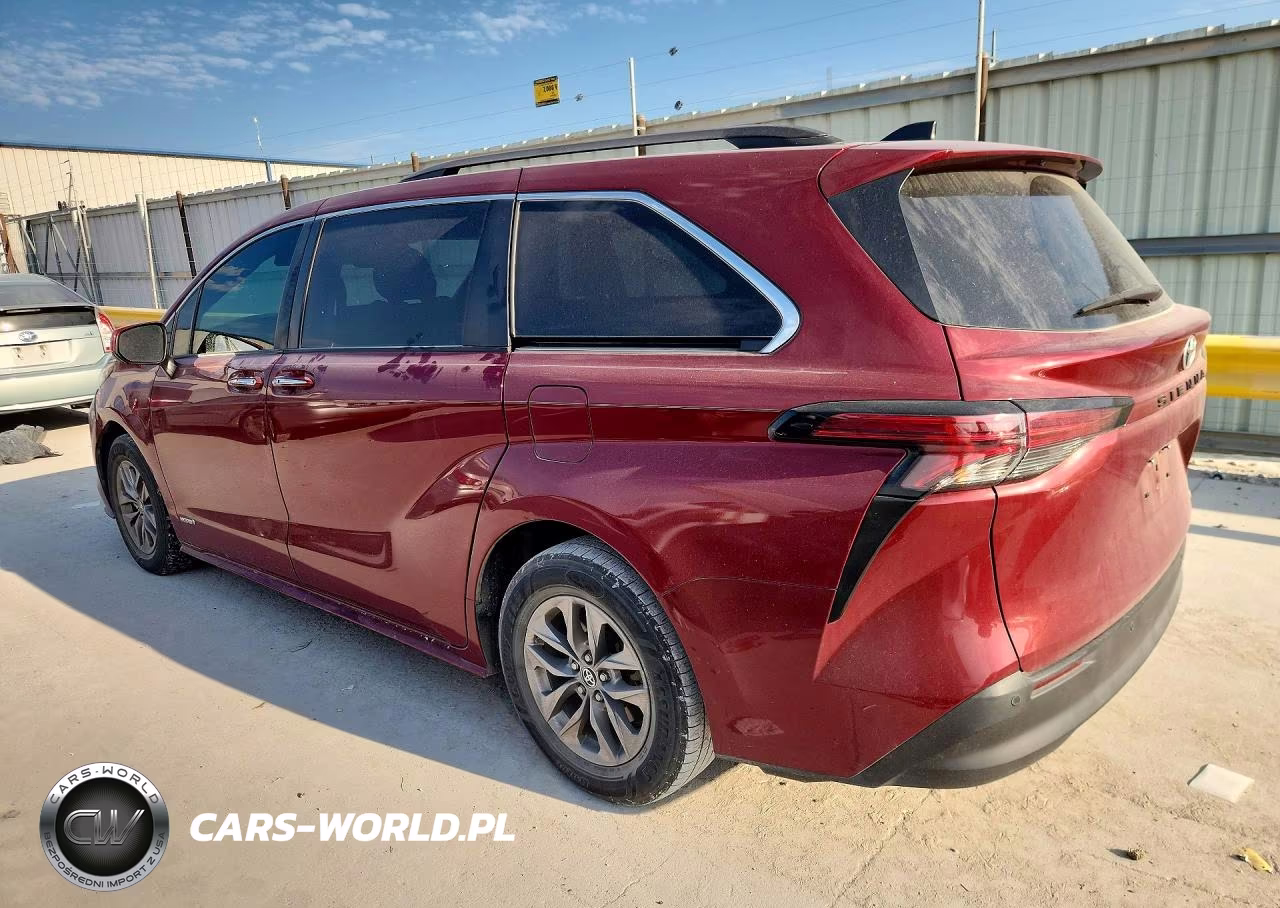 2021 Toyota Sienna Xle VIN:5TDYRKEC2MS008305 - 2