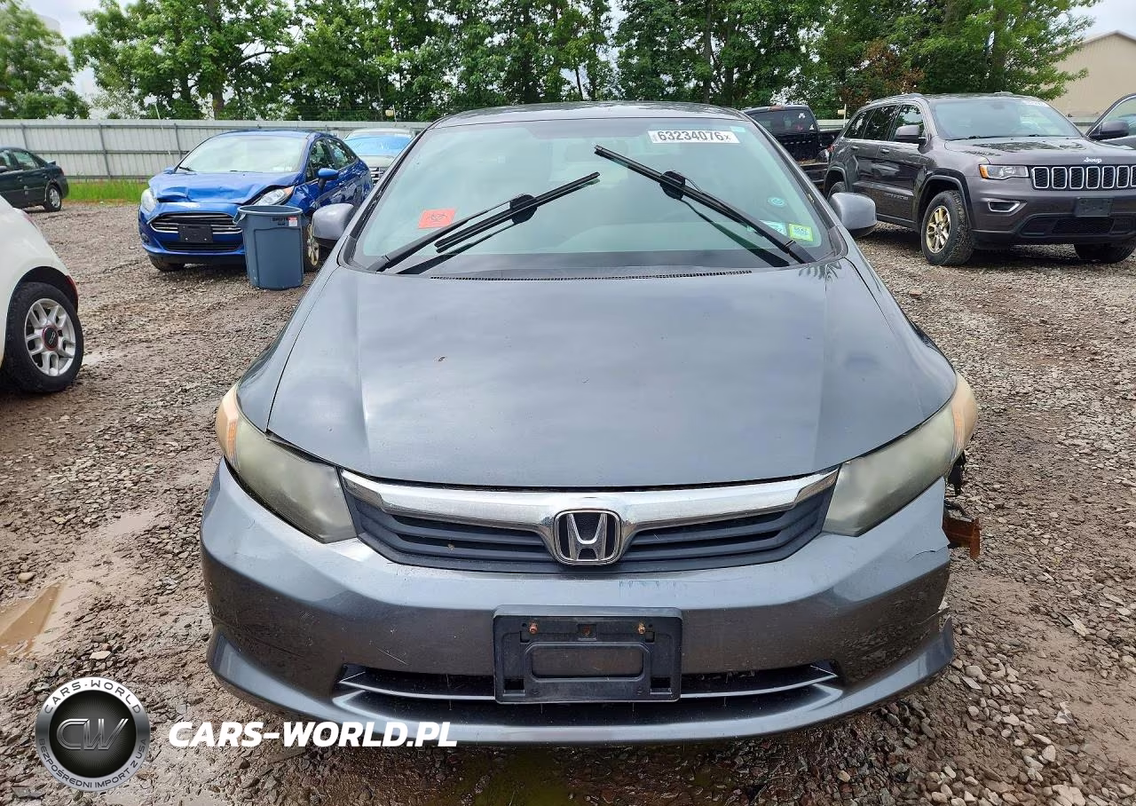 2012 Honda Civic Lx VIN:2HGFB2F58CH333017 - 5