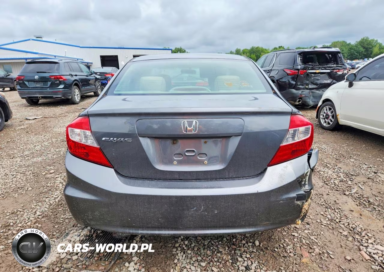 2012 Honda Civic Lx VIN:2HGFB2F58CH333017 - 6