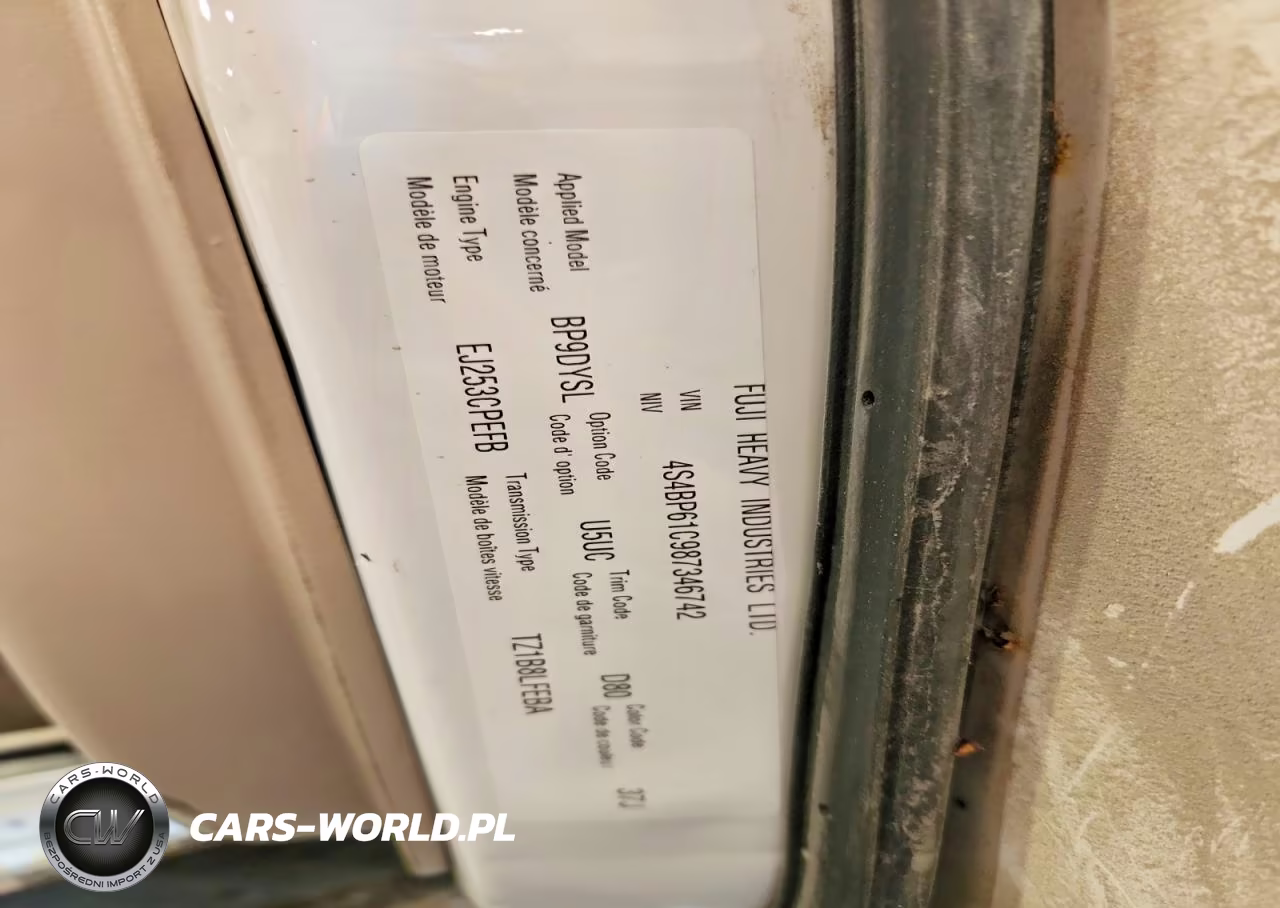 2008 Subaru Outback 2.5I VIN:4S4BP61C987346742 - 13