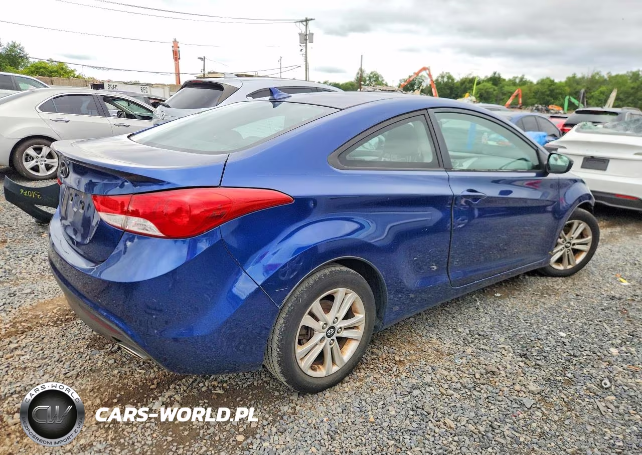 2013 Hyundai Elantra Coupe Se VIN:KMHDH6AE8DU019543 - 3