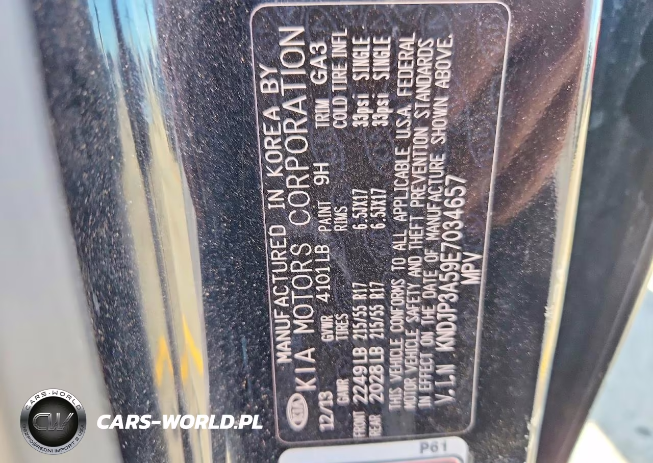 2014 Kia Soul + VIN:KNDJP3A59E7034657 - 13