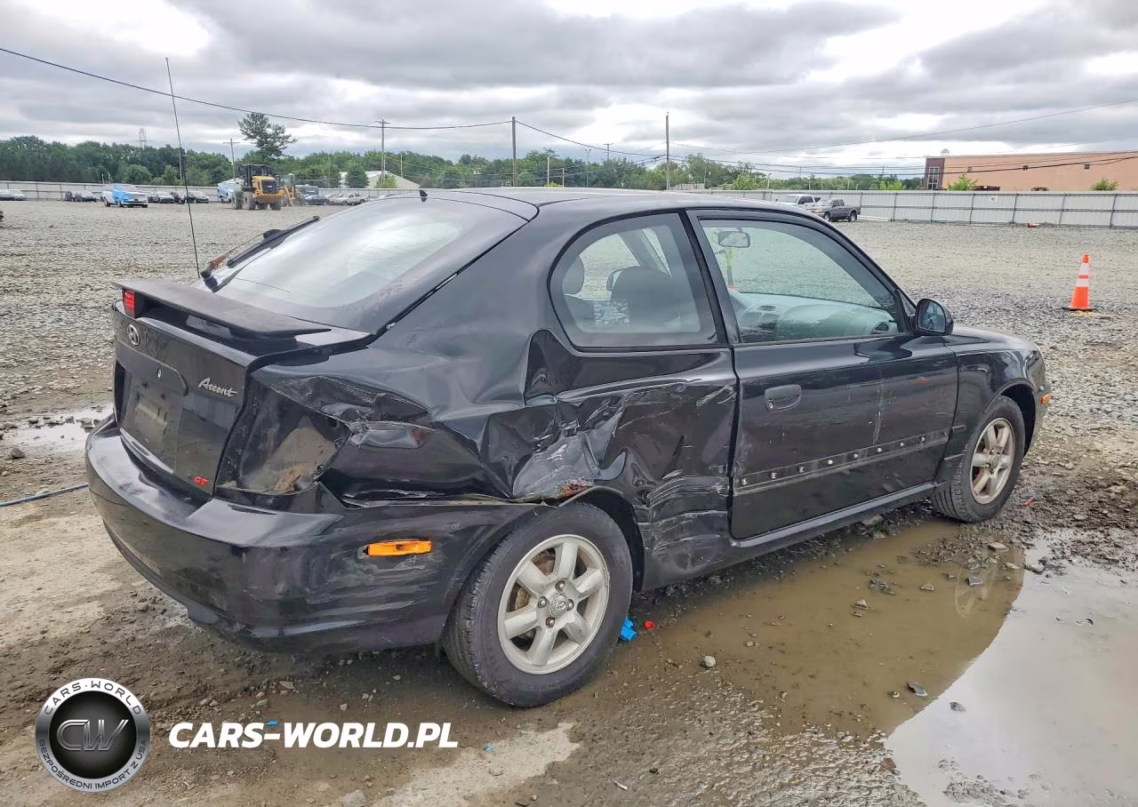 2004 Hyundai Accent Gl VIN:KMHCG35C04U303951 - 3