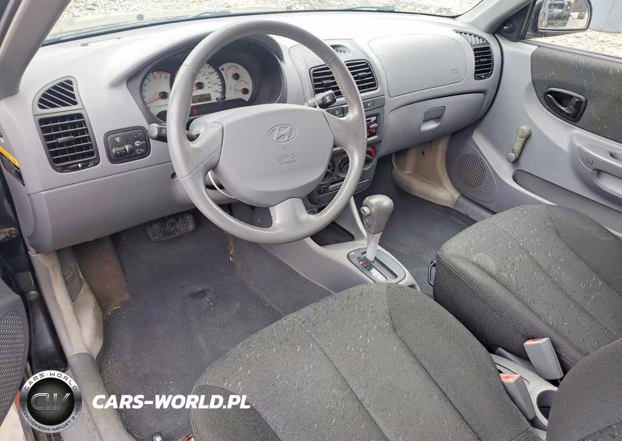 2004 Hyundai Accent Gl VIN:KMHCG35C04U303951 - 8