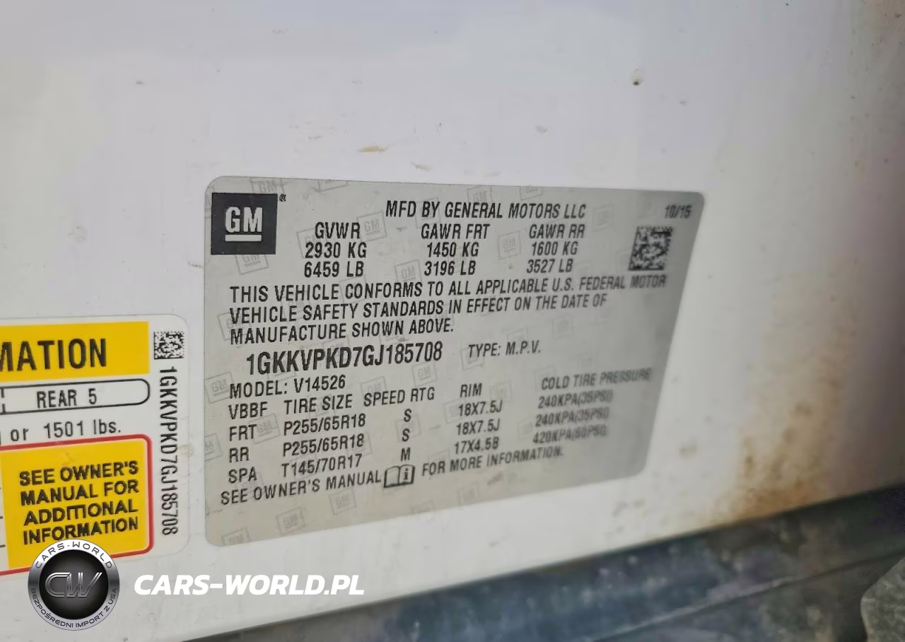 2016 GMC Acadia Sle VIN:1GKKVPKD7GJ185708 - 13