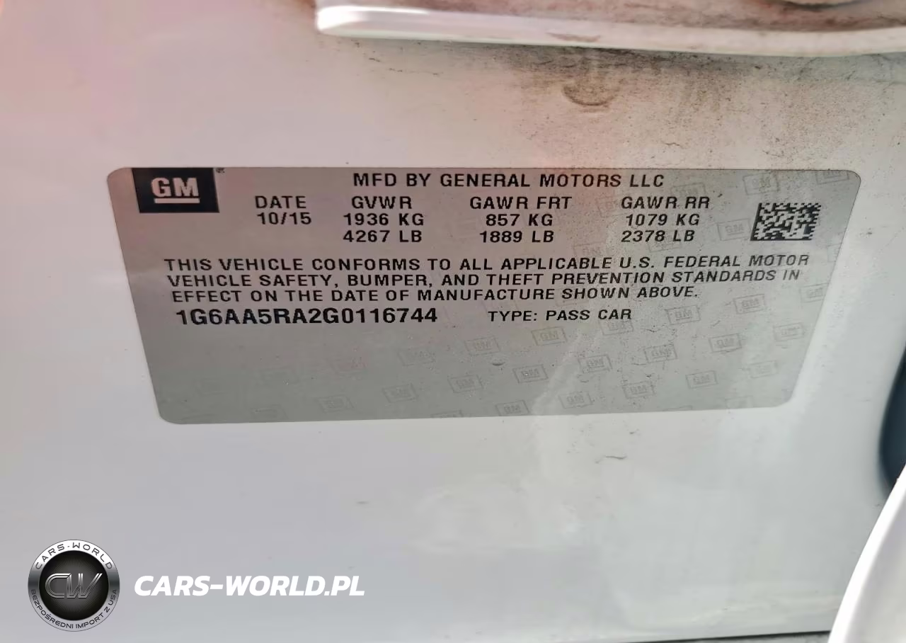 2016 Cadillac Ats VIN:1G6AA5RA2G0116744 - 12