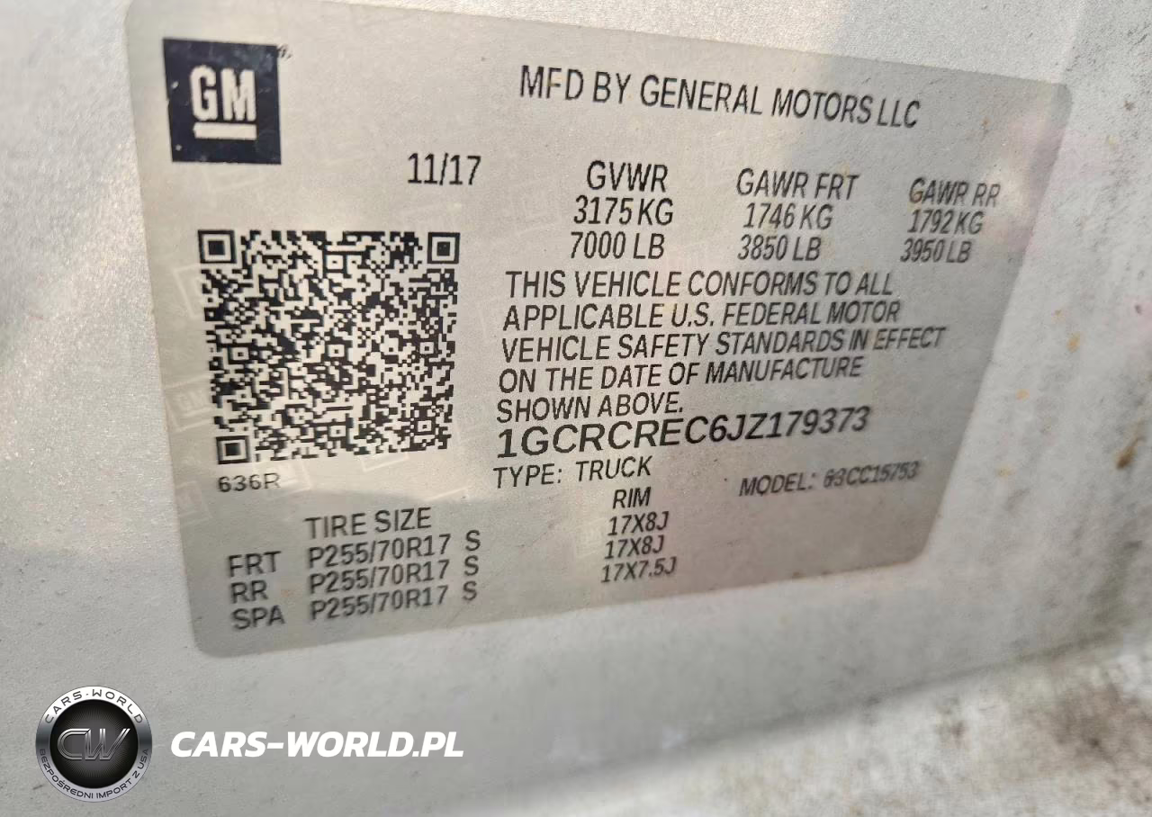 2018 Chevrolet Silverado C1500 Lt VIN:1GCRCREC6JZ179373 - 12