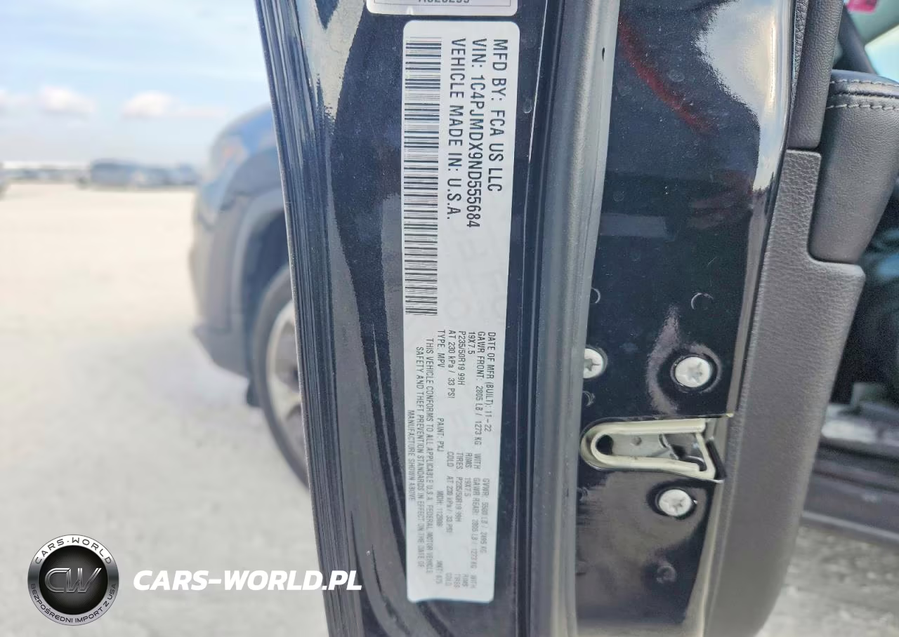 2022 Jeep Cherokee Limited VIN:1C4PJMDX9ND555684 - 13