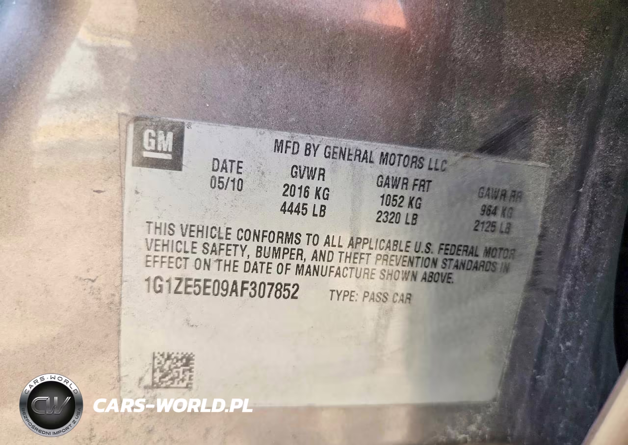 2010 Chevrolet Malibu Ltz VIN:1G1ZE5E09AF307852 - 12