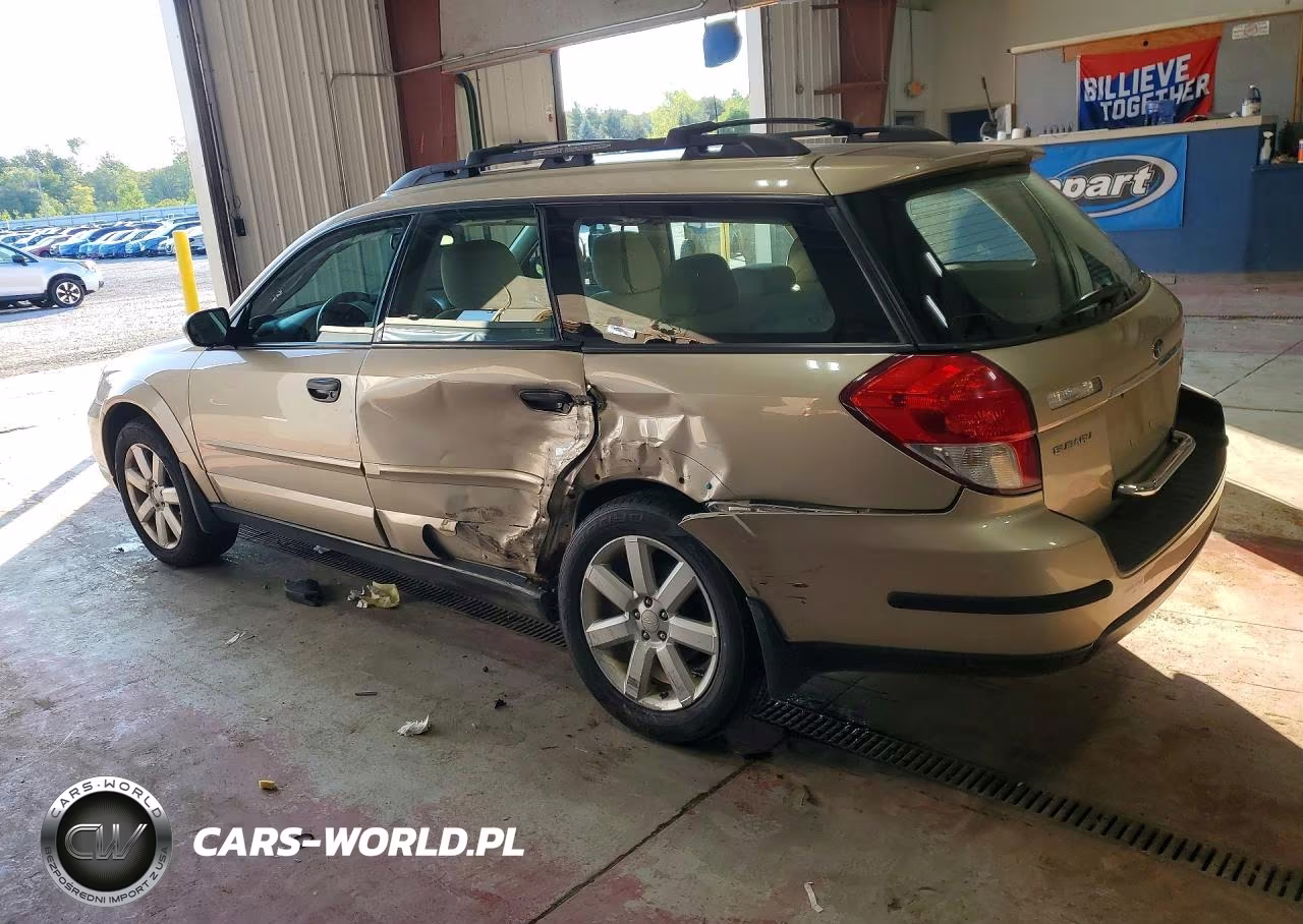 2008 Subaru Outback 2.5I VIN:4S4BP61C387349944 - 2