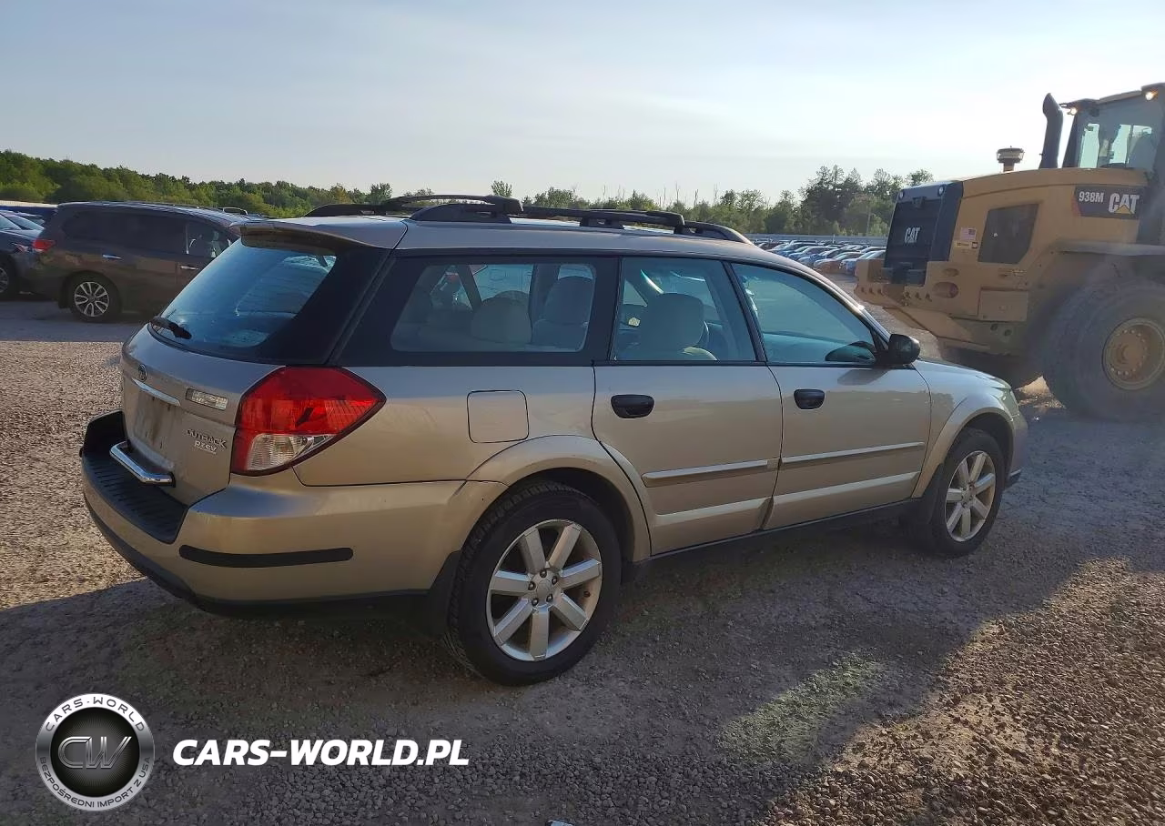 2008 Subaru Outback 2.5I VIN:4S4BP61C387349944 - 3