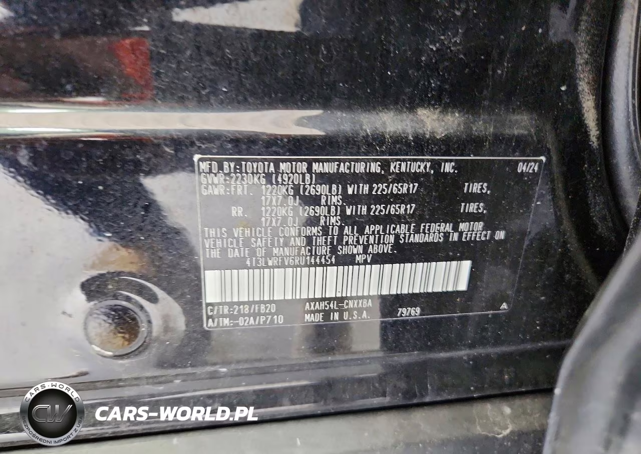 2024 Toyota Rav4 Le VIN:4T3LWRFV6RU144454 - 14