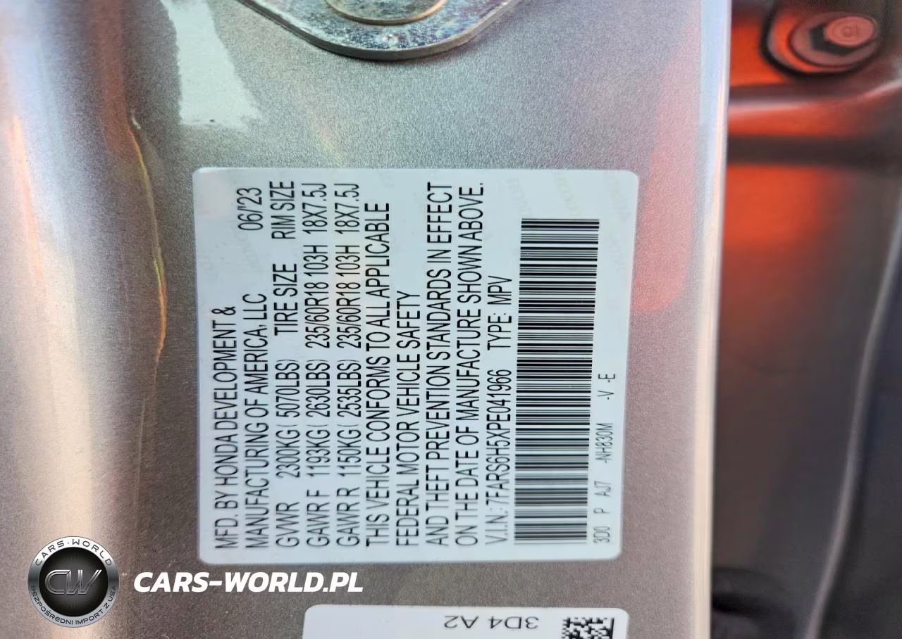 2023 Honda Cr-V Sport VIN:7FARS6H5XPE041966 - 13